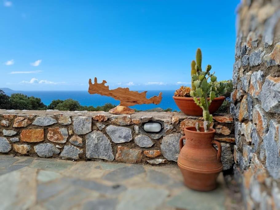 Villa Mavri Ruhige Private Pool Villa, Meerblick Agia Paraskevi  Extérieur photo