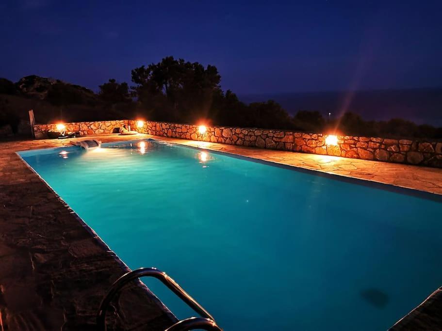 Villa Mavri Ruhige Private Pool Villa, Meerblick Agia Paraskevi  Extérieur photo